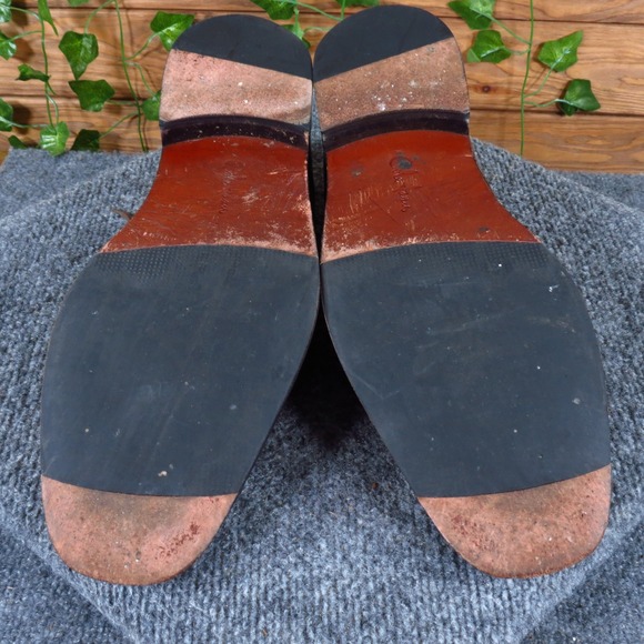 Cole Haan Air Giraldo Mens Apron Toe Derby Shoes Size 10.5 M Dress Brown Leather